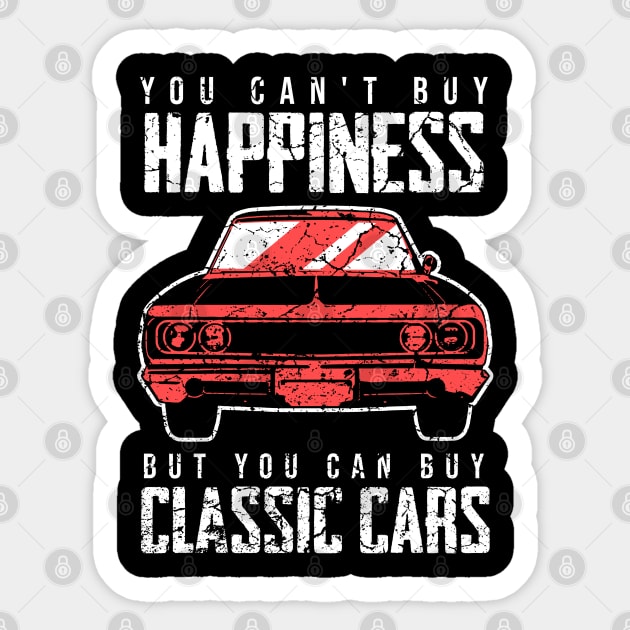 Happiness & Classic Cars Sticker by Mila46